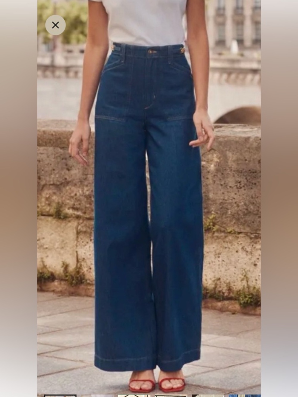 Favorite Daughter THE MISCHA DENIM HIGH RISE WIDE LEG
